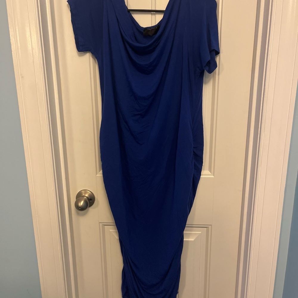 Elegant Blue Women's Dress